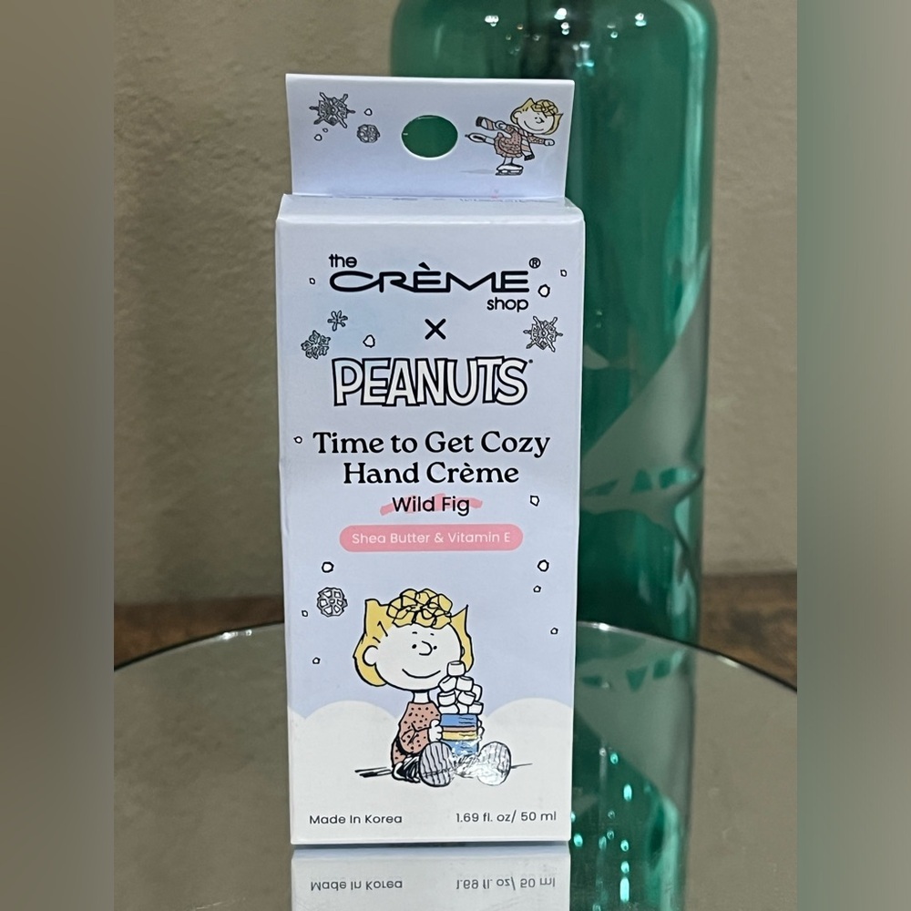 The Crème Shop x PEANUTS Time to Get Cozy Hand Crème, Wild Fig, new!